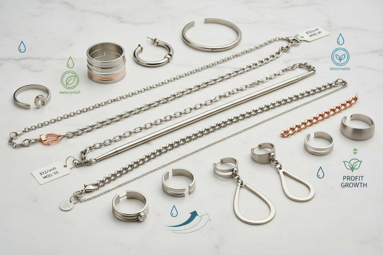 Fashion Stainless Steel Jewelry Wholesale Types and 2026 Trends