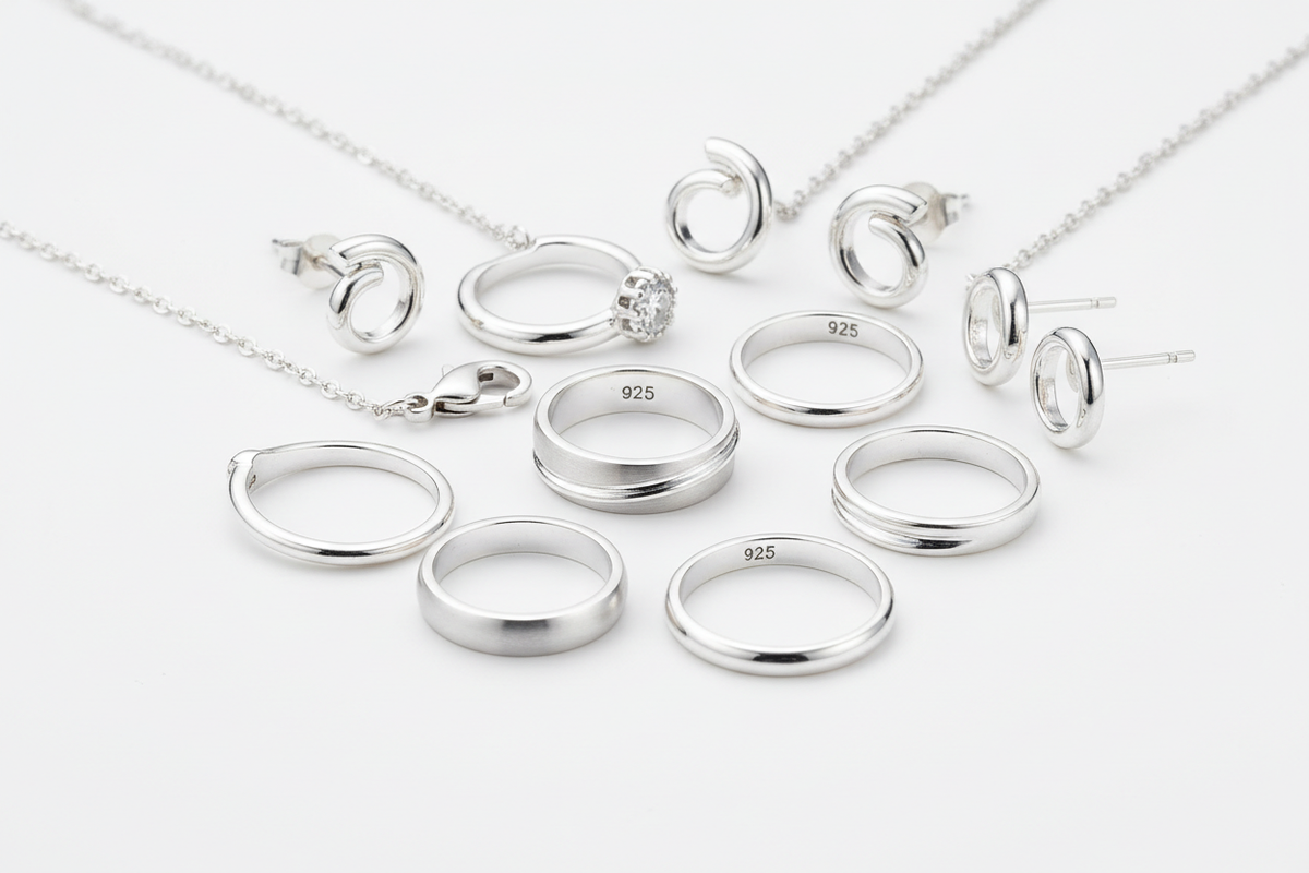 925 Sterling Silver Wholesale Jewelry Guide 2026 — wholesale jewelry sourcing and manufacturing illustration