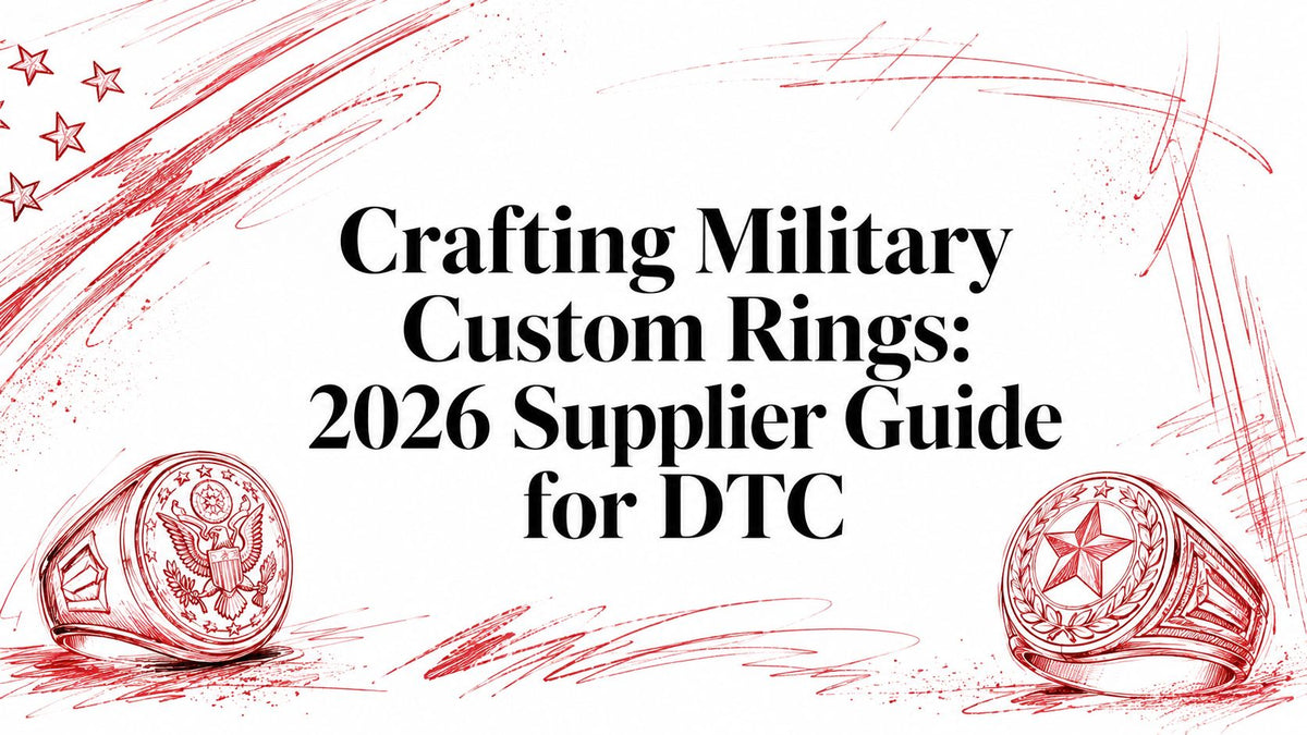 Crafting Military Custom Rings: 2026 Supplier Guide for DTC — wholesale jewelry sourcing and manufacturing illustration