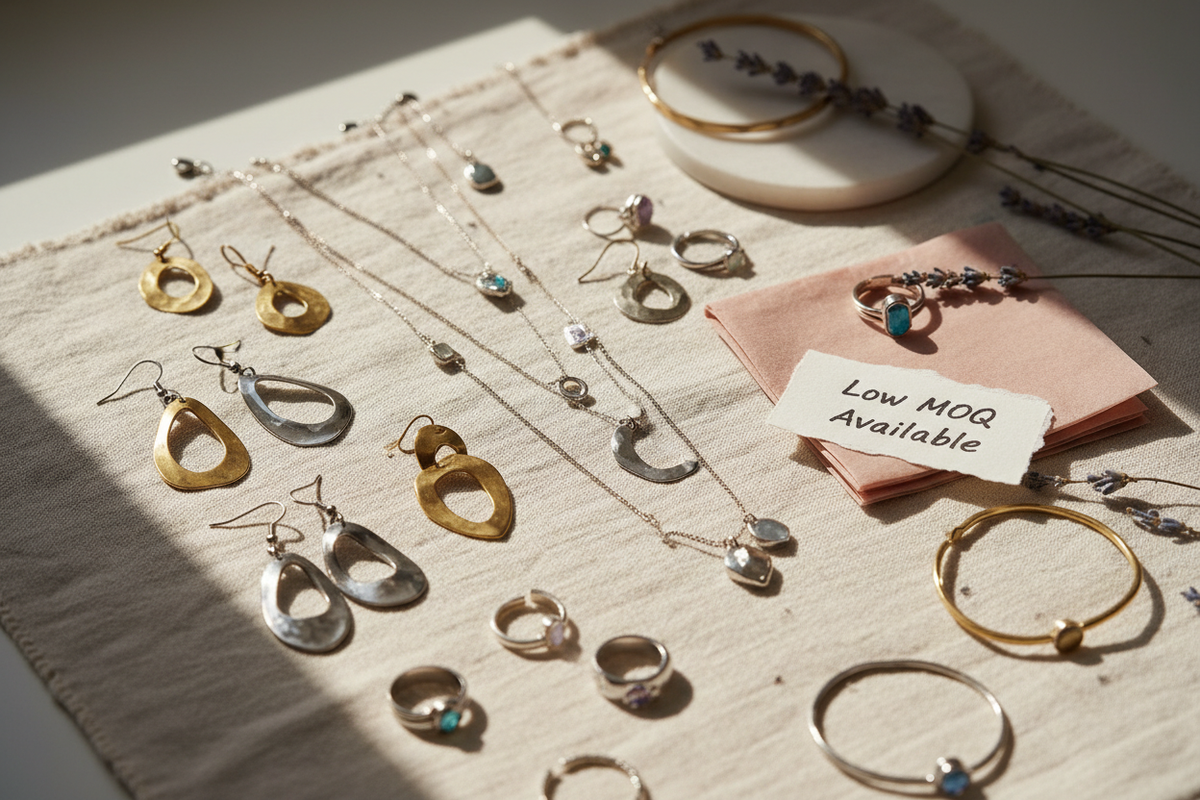 Wholesale Handmade Jewelry Low MOQ Guide for Boutiques — wholesale jewelry sourcing and manufacturing illustration