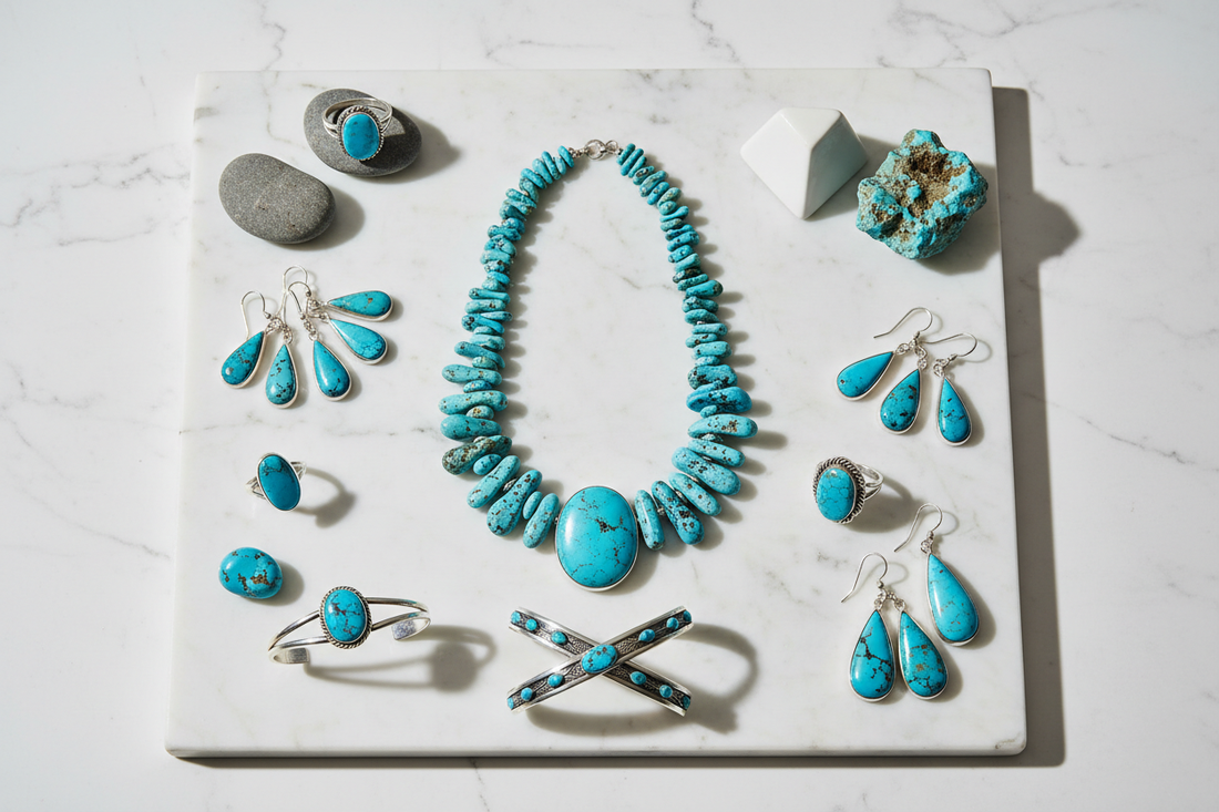 Wholesale Turquoise Jewelry: Retail Buying & Style Guide — wholesale jewelry sourcing and manufacturing illustration