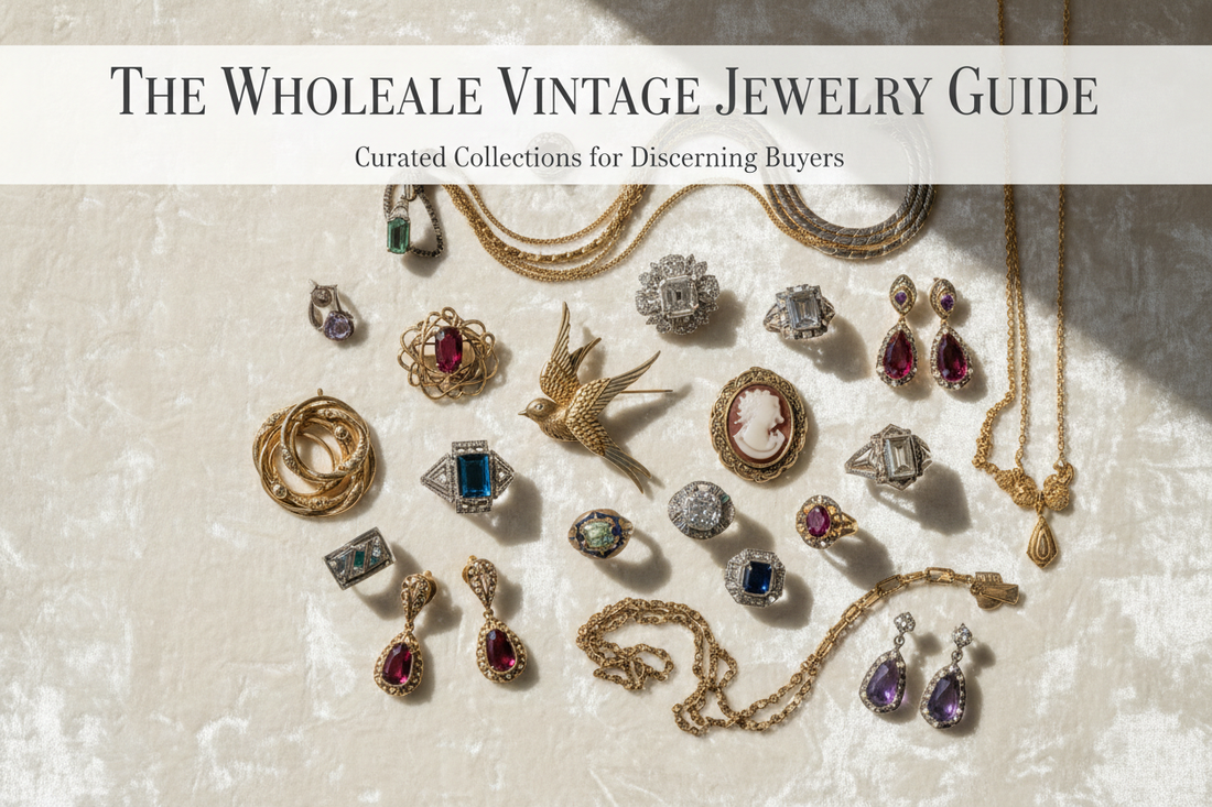Wholesale Vintage Jewelry Guide 2026 for Retailers and Resellers — wholesale jewelry sourcing and manufacturing illustration