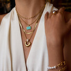 2H Heart Necklace Accessories for Women Summer Choker Stainless Steel Jewelry