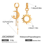 Stainless Steel Pearl Stud Earrings Star Earrings Earrings earrings Ornament