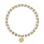 B0340 Milad Vintage Labradorite Beaded Bracelet Jewelry