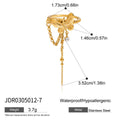 Tassel Stainless Steel Ring in Gold-Tone featuring contemporary and a gold-tone finish