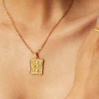 Jewelry French Retro Heart Necklace Stainless Steel Zircon Heart Pendant Necklace for Women