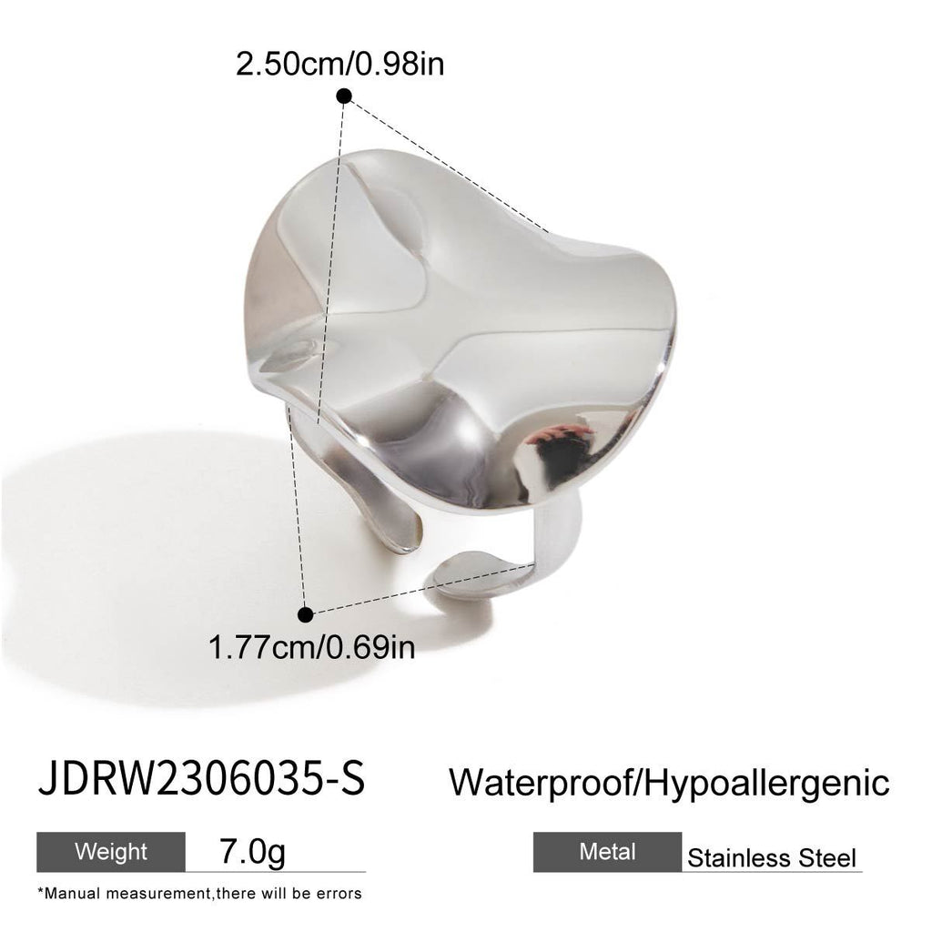 2H Stainless Steel Ring Non-Fading Jewelry ring Women's Ring Jewelry