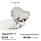 2H Stainless Steel Ring Non-Fading Jewelry ring Women's Ring Jewelry