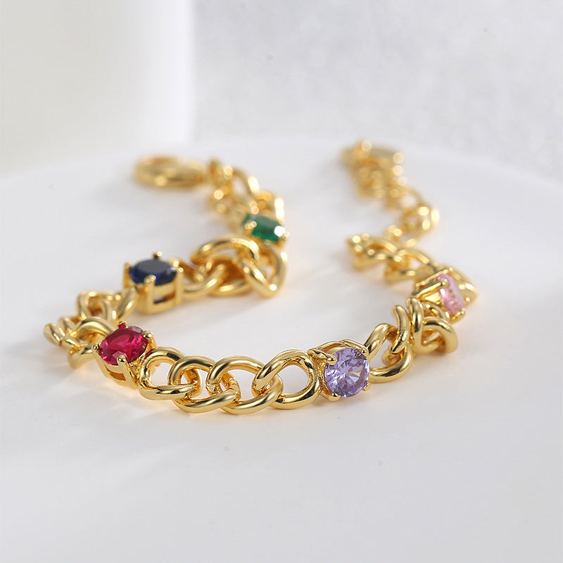 B0129 New hip-hop style bracelet for women with fashionable design