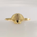 R0682 Vintage Fashion Vacation Ring for Women Hot Sale Shell Design Tail Ring