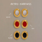 Stainless Steel Mother-of-Pearl Earrings Jewelry for Women Non-Fading