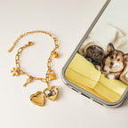 Heart-shaped Bracelet Jewelry18k Non-Fading Stainless Steel