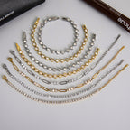 Stainless Steel Zircon Bracelet Women's Non-Fading Jewelry