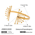 Square Black Oil Drop Necklace Jewelry for Women Stainless Steel Jewelry necklace