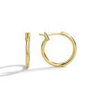 E0307 Simple Round Small Hoop Earrings20mm New Glossy Earrings Ear Clips Hoop Ornament Women