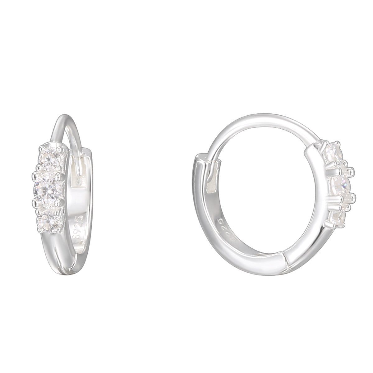 SE0247 S925Silver Brilliant Zircon Earrings Zircon Earrings