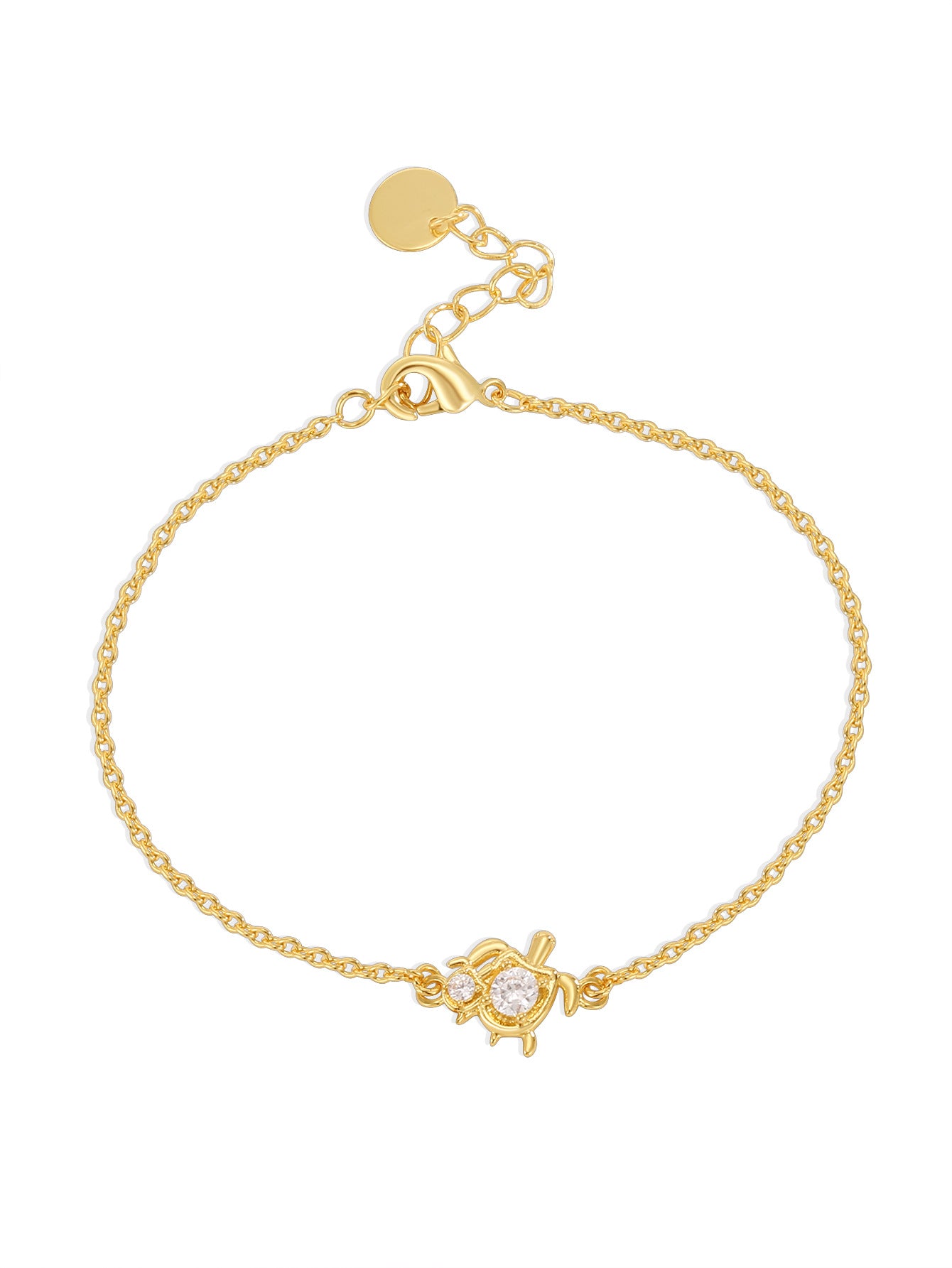 CYB0357 Turtle Copper Plated14k Gold Bracelet fashion Jewelry Beach Bracelet