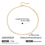 Necklace Simple Snake Bone Chain Clavicle Chain Jewelry Stainless Steel Choker