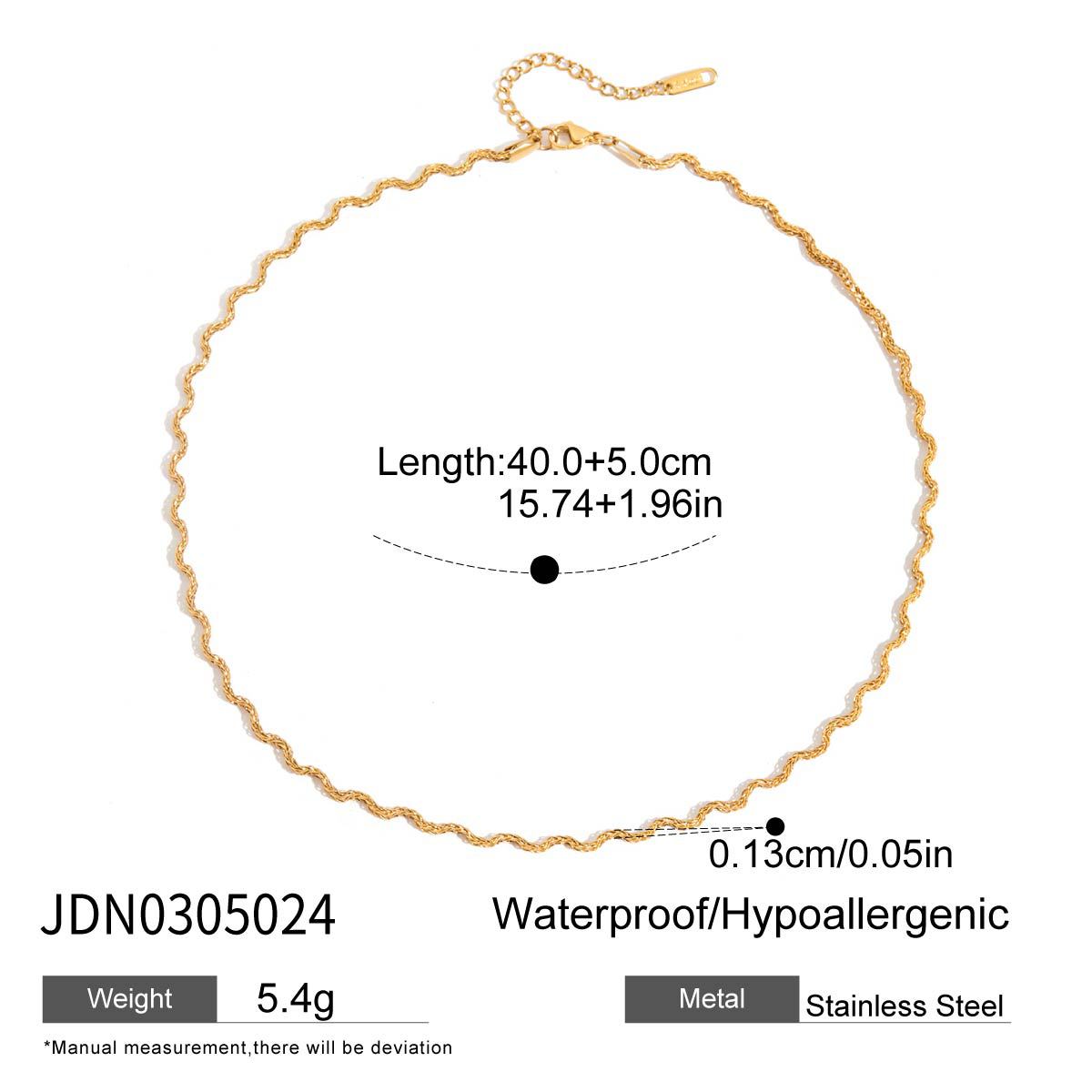 Necklace Simple Snake Bone Chain Clavicle Chain Jewelry Stainless Steel Choker