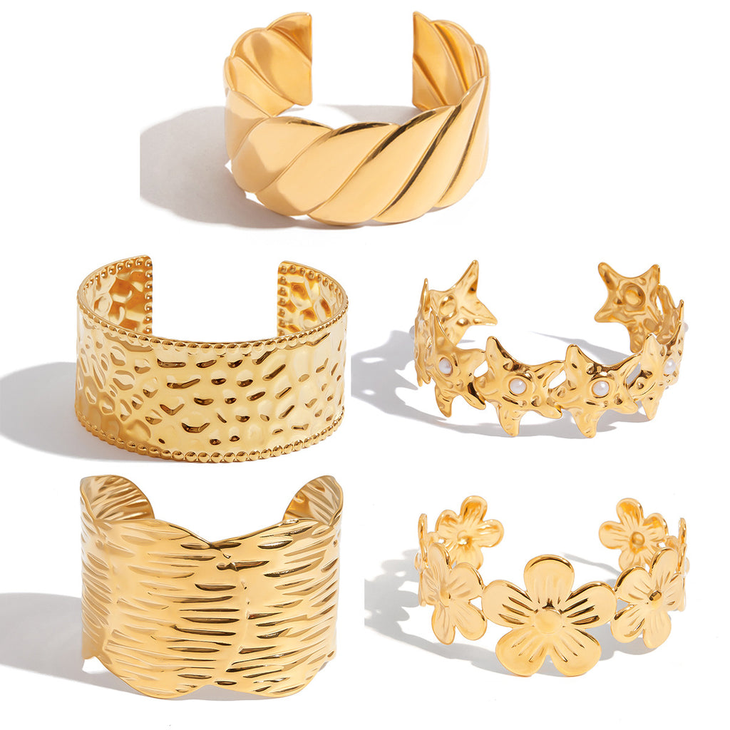 Non-fading Bracelet for Women Jewelry18k Gold-plated Stainless Steel Jewelry Bracelet