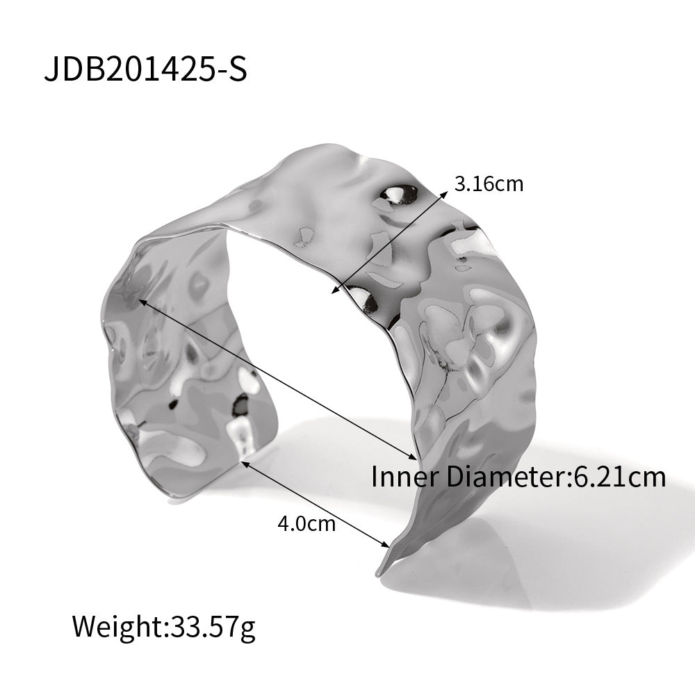 Stainless Steel Metal Bracelet Jewelry Gold Plated Bracelet Open Bracelet