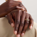 2H Zirconia Ring Non-Fading Jewelry Stainless Steel Ring ring