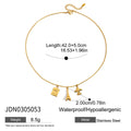 Twisted Stainless Steel Gold-Plated Necklace — product styling — jewelry finish and design detail