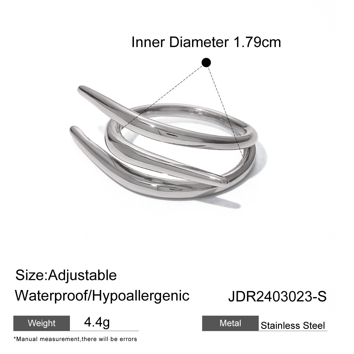 Zircon Earrings Vintage Stainless Steel Jewelry for Women Non-Fading