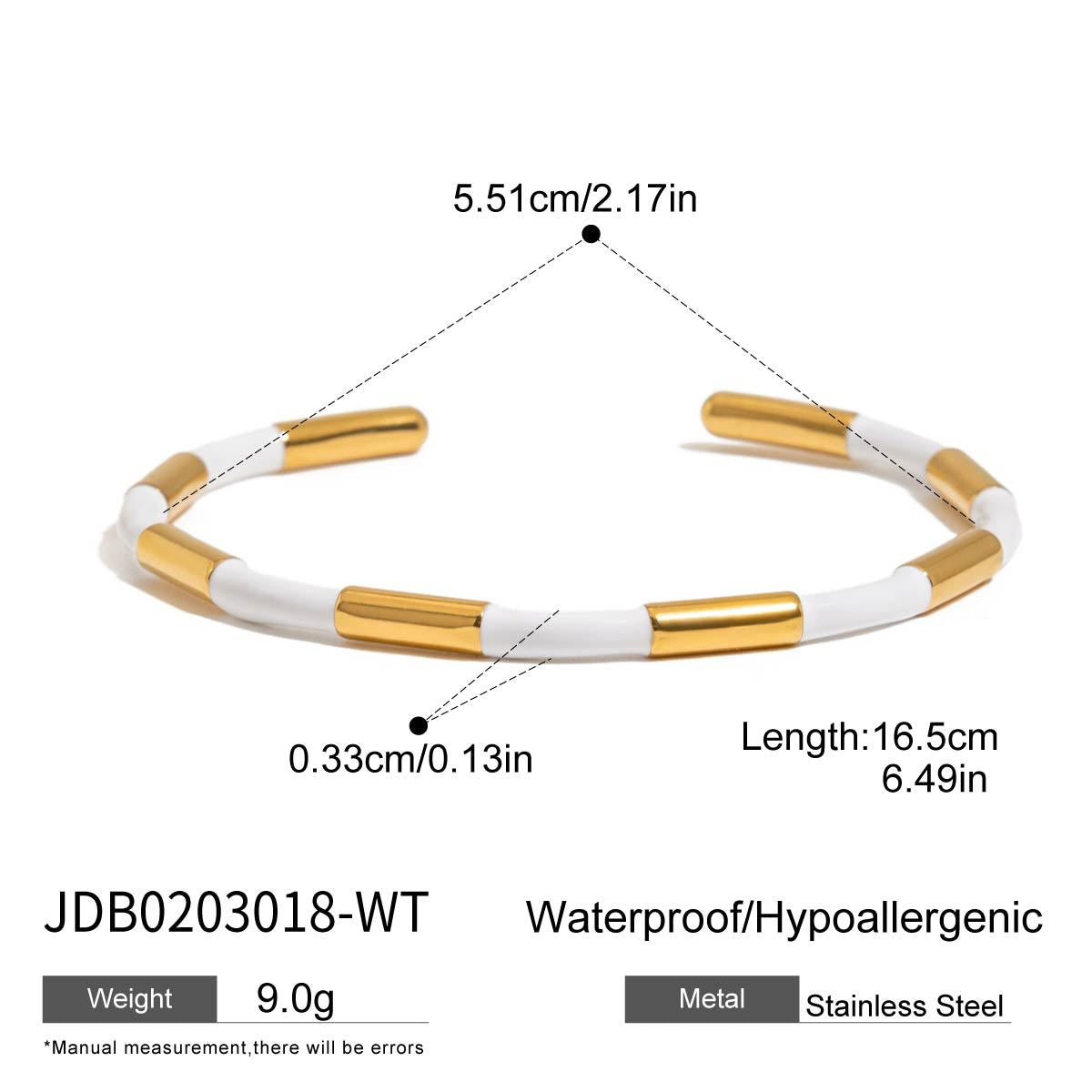 Alphabet Fruit Stainless Steel Pearl Bracelet Non-Fading Jewelry