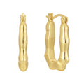 Gold-Plated Brass Asymmetric Ear Cuff Earrings with Minimalist Detail for private-label fashion jewelry buyers