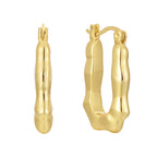E0634 Fashion Design Irregular Unisex Earrings Vintage Minimalist Style Ear Clips
