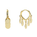 Gold-Plated Brass Round Earrings — Defined Silhouette in a gold-tone brass finish — jewelry finish and design detail