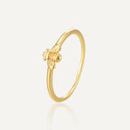 CYR0603 New Little Bee Ring Fresh Style Gold-Plated for Women