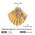 Stainless Steel Ring in Gold-Tone — Easy-Layering Style with a refined design profile