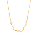 Pearl Initial Vintage 925 Sterling Silver Necklace — craftsmanship detail — jewelry finish and design detail