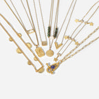 French New Retro Style14K Gold Stainless Steel Necklace Women's Jewelry Fashion Personality Pendant Necklace