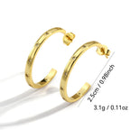 E0046Exaggerated gold Circle Star Earrings for Women with Inlaid Diamonds Round Hoop Earrings