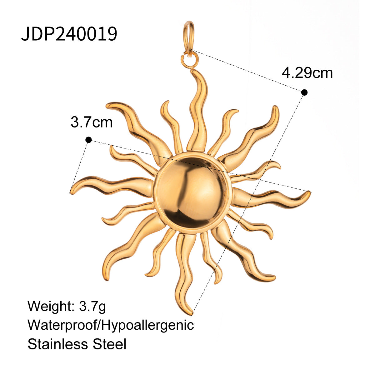 Stainless Steel Ocean Series Jewelry Accessories Heart diy Cross Pendant Necklace Pendant