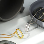 Genderless Geometric Pendant Necklace Hip Hop Sweatshirt Accessory Simple Fashion New Arrival