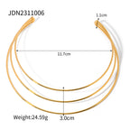 Sweater Chain Necklace Jewelry Women Stainless Steel Autumn Winter Accessories