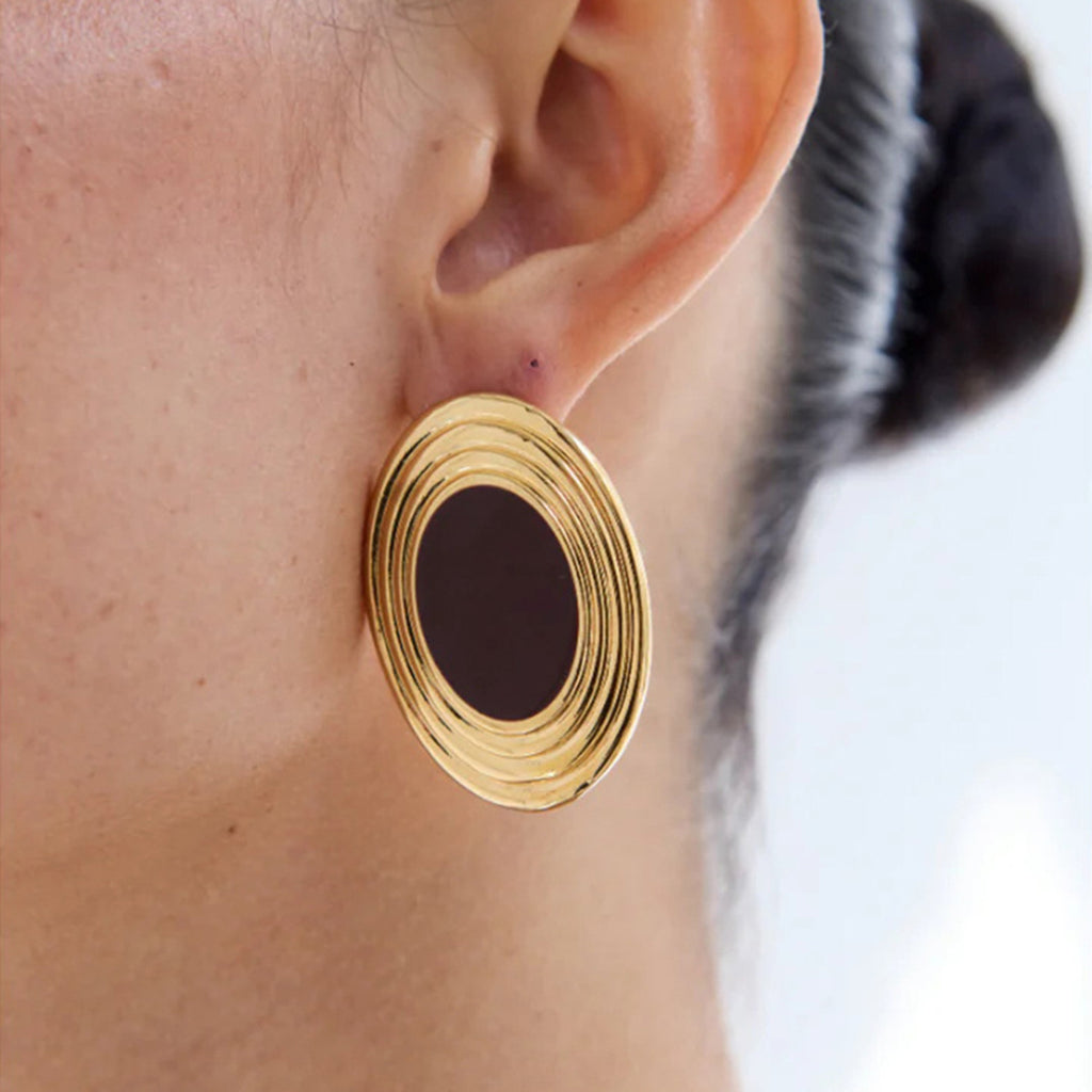 Stainless Steel Mother-of-Pearl Earrings Jewelry for Women Non-Fading