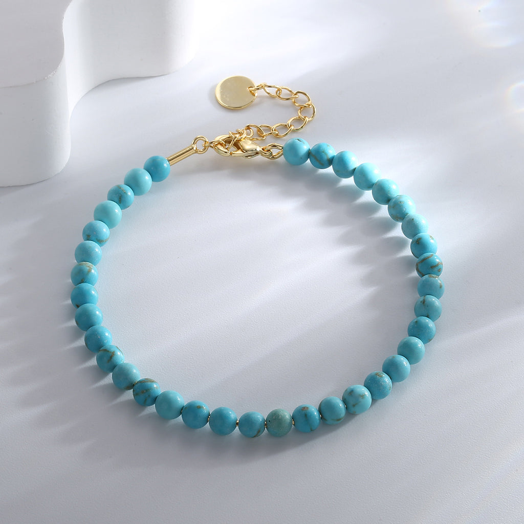 B0178 Fashion Black Gallstone Bracelet for Women Retro Simple Design Sense Bracelet