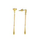 E0323 Elegant and Minimalist Long Water Drop Earrings Geometric simple long sexy earrings