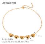 Sweater Chain Necklace Jewelry Women Stainless Steel Autumn Winter Accessories