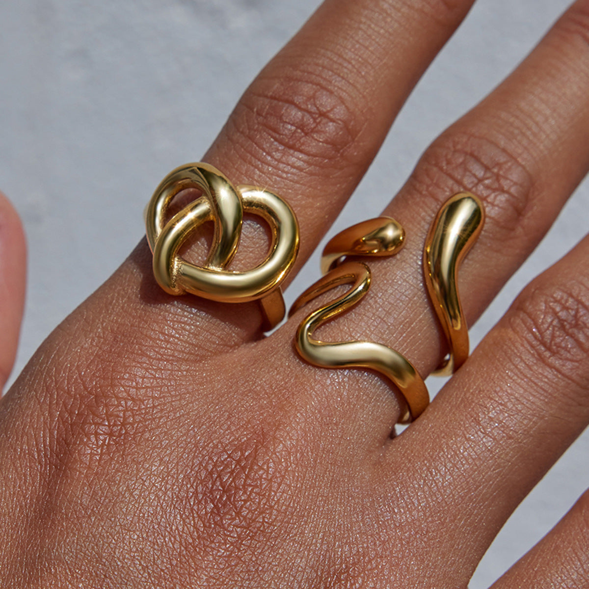 Love ring non-fading stainless steel jewelry for women