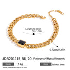 18K Gold Stainless Steel Bracelet Jewelry Non-Fading Accessories
