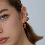 E0483 Fashionable Design Earrings for Women Copper Gold Plated Jewelry Ear Accessories