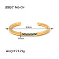 18K Gold-Plated Stainless Steel Layered Pearl Zircon Bracelet — jewelry construction