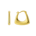 Gold-Plated Brass Vintage-Inspired Ear Cuff Earrings with Minimalist Detail with a vintage design profile
